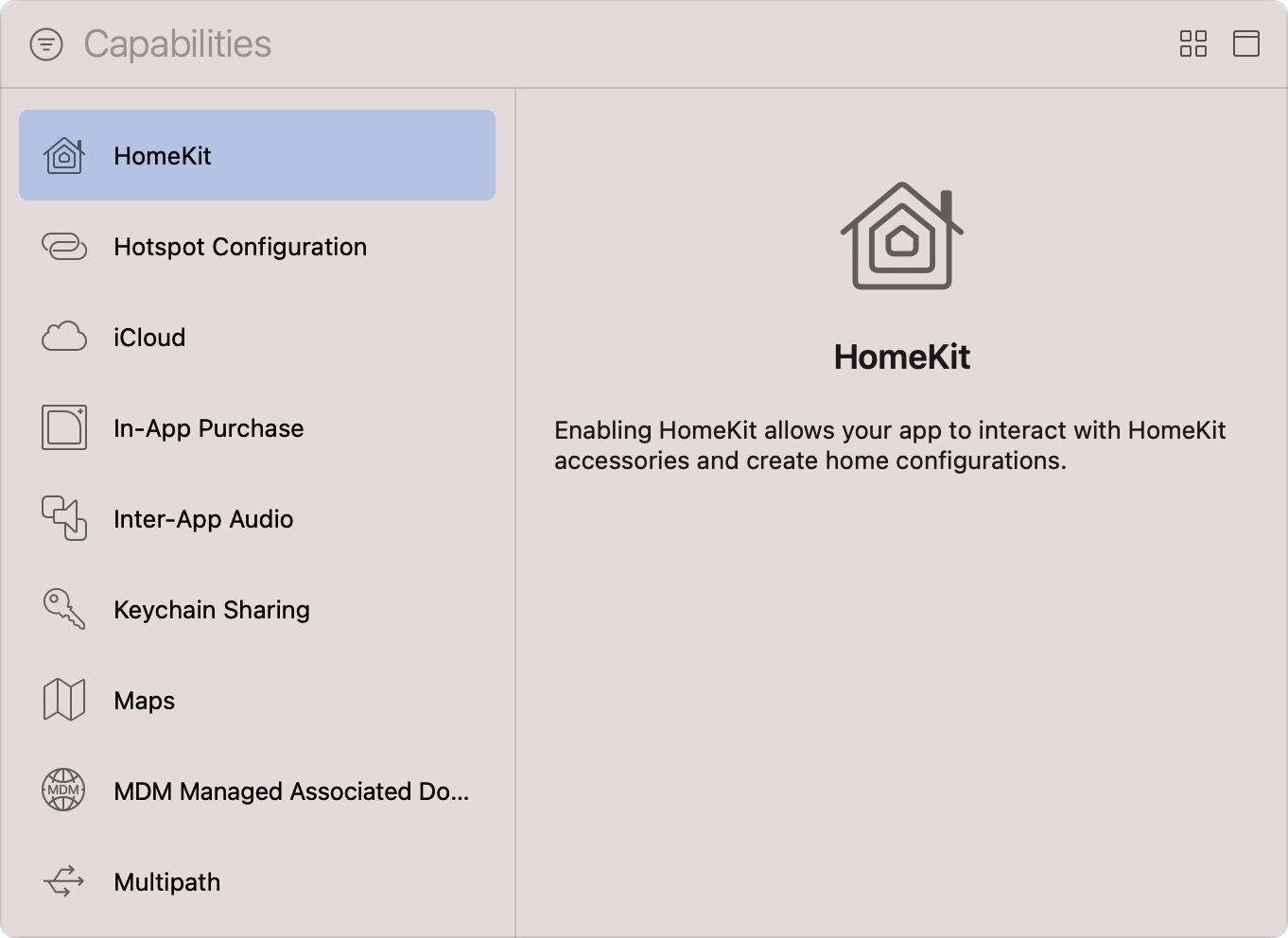 HomeKit Capability